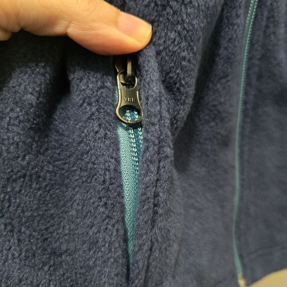 NWT Columbia Two-Tone Blue Fleece Jacket - Picture 4 of 11